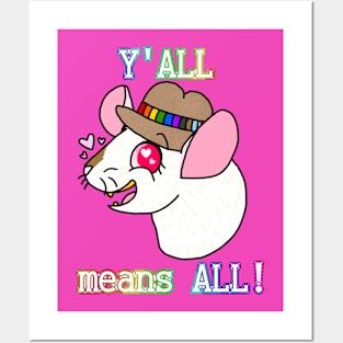 Y'all Means All! (Full Color Version) Posters and Art